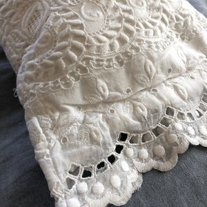 Beautiful homemade Lace Decorative Pillow